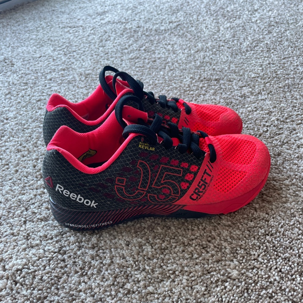 NWOT Reebok CrossFit Nano 5.0 (Neon Cherry/Black)